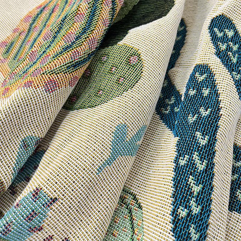 Одеяло для кемпинга на открытом воздухе, коврик для пикника, одноместное полотенце для дивана, украшение стены спальни, вязаное одеяло, нитяное одеяло