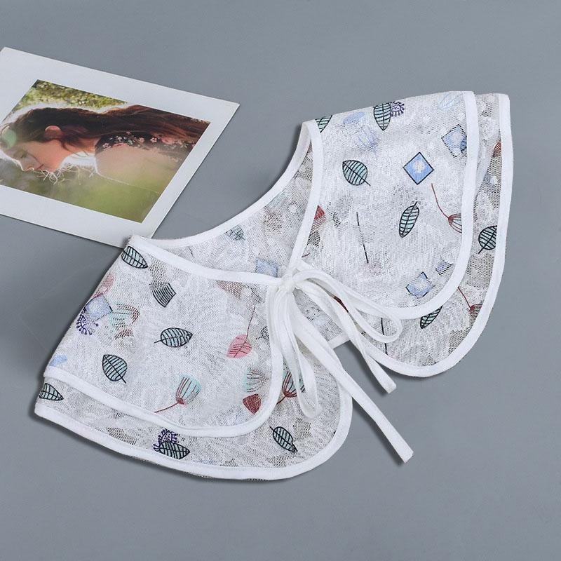 Мода 2023 года, женская, для девочек, кукла Лолита, шаль, поддельный воротник, вышитое ожерелье, лацкан, блузка, накидка на плечо, короткая накидка, поддельный воротник