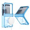 Samsung Zflip7 Mobile Phone Case Transparent Airbag Flip7 Folding Shaft Wireless Charging Full Package Anti Fall