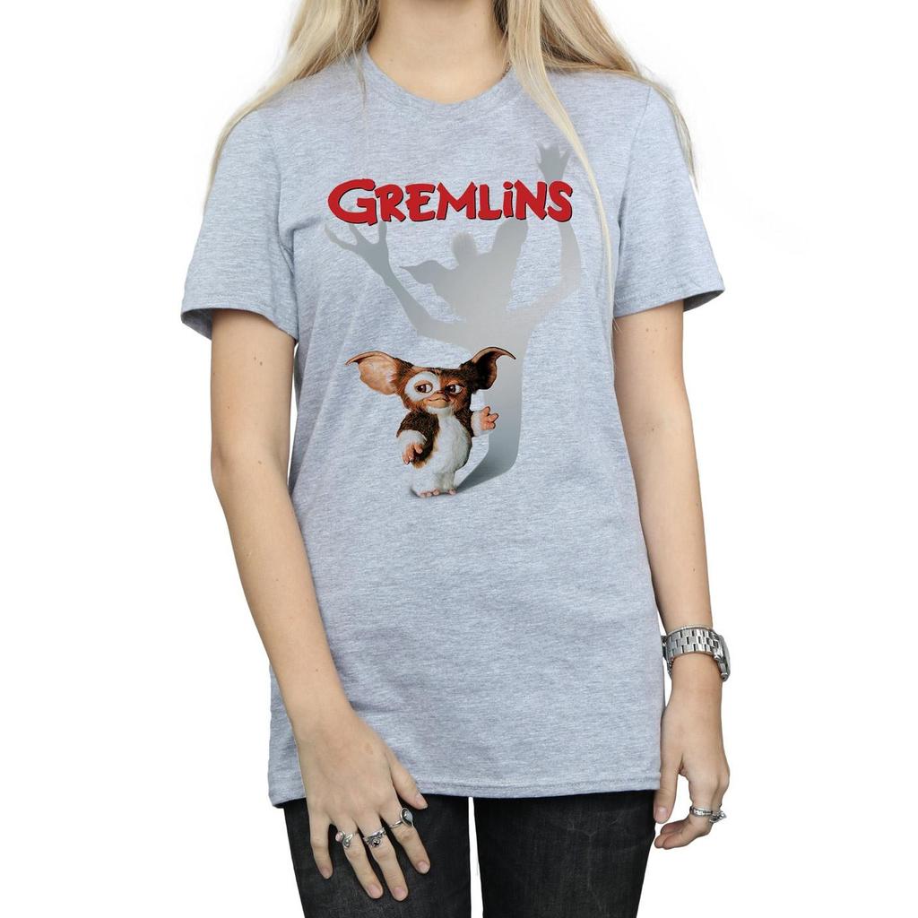 Gremlins Womens/Ladies Gizmo Shadow Cotton Boyfriend T-Shirt