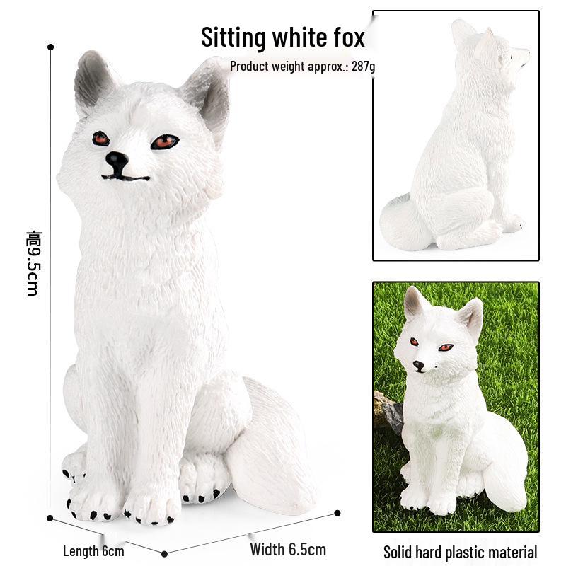 Набор моделей диких животных Арктики: Белый медведь и пингвин