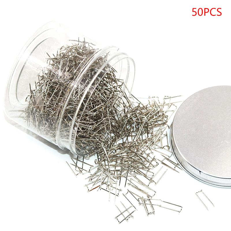 50 шт. металлических булавок, серебряных U-образных булавок для демонстрации ювелирных изделий, одеяла, аппликации, портнихи