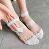 5 Pairs/Lot Summer Short Women White Socks Low Tube Cool Socks Set Cute Print Ankle Foot Cover Fashion New Kawaii Sock