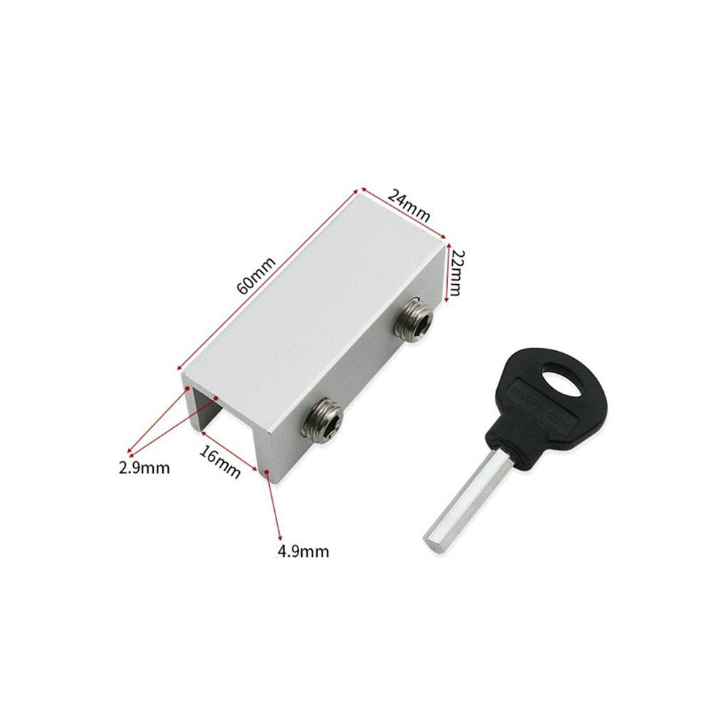 With Key Window Locks Sliding Security Sliding Door Clips New Window Lock Stopper  Window