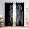 Шторы на окна с рисунком волка, индивидуальные шторы для гостиной, балкона, кухни, спальни, кабинета, декоративные шторы, 2 шт.