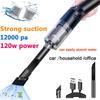 Мини-ручной пылесос для автомобиля, аспиратор с сильным всасыванием воды, сигаретный пепел, очистка пыли, портативный пылесос