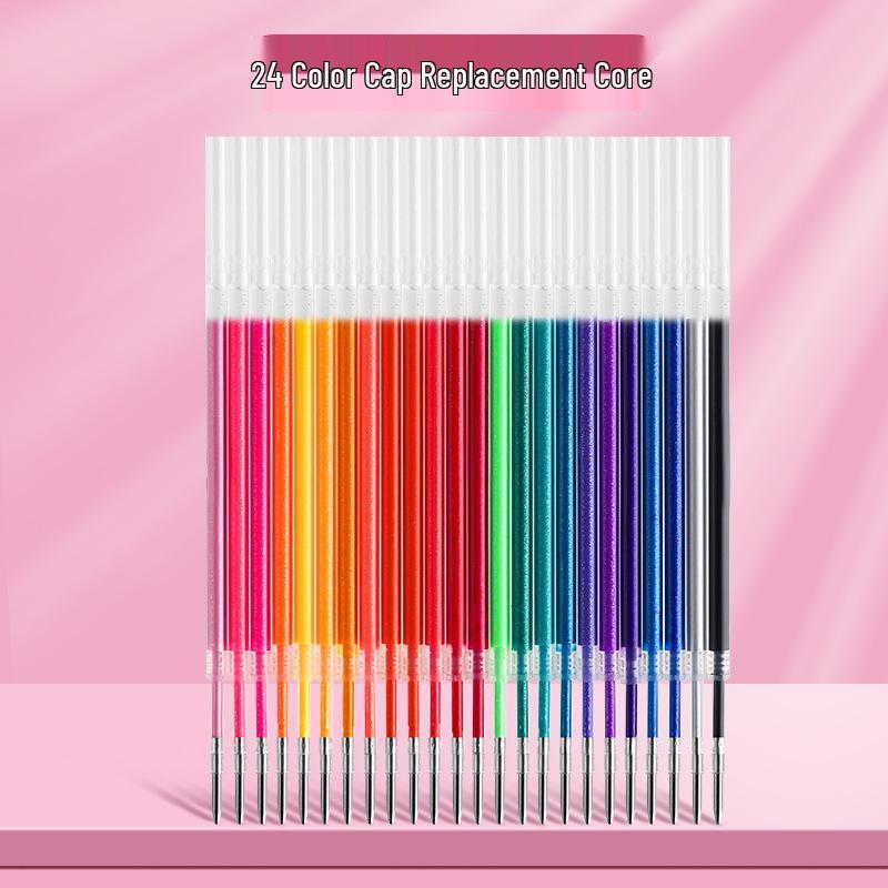 Luminous Glitter Gel Pen - Color-Changing Crystal Sand Effect for Journaling & Drawing.