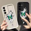 Чехол для Samsung Galaxy S24 S21 FE S25 S24 S23 S22 Ultra A56 A55 A54 A16 A15 A35 A25 5G Очаровательный чехол для телефона из ТПУ с принтом бабочек