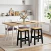 VidaXL High Bar Stool EKAI 2 pcs Black 40 x 29 x 63 cm