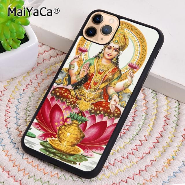 MaiYaCa Lakshmi Hindu Goddess Phone Case Cover For iPhone 17 Air 13 14 16 16e 15 pro max plus 11 12 shell coque