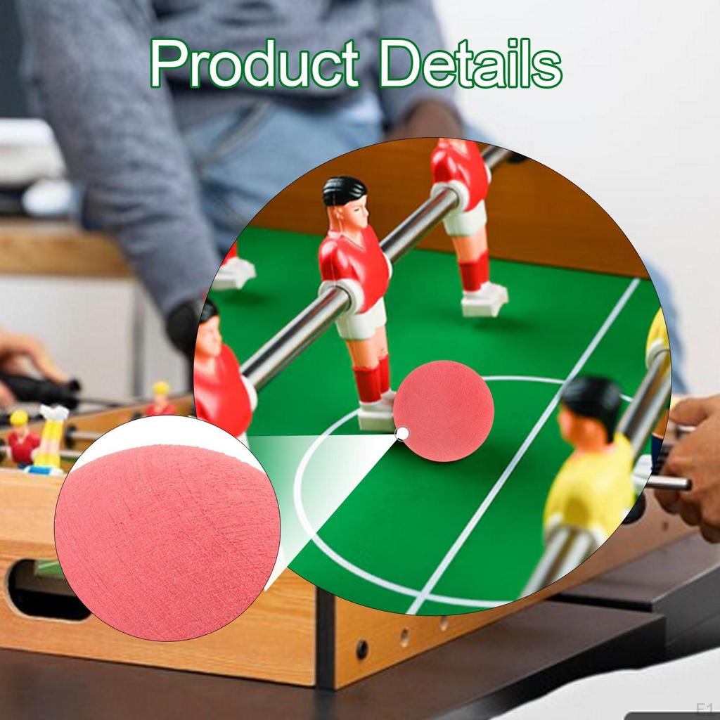 4 Pieces Foosball Balls Replacements 36 Mm for Adults Tabletop Game Accessory Table