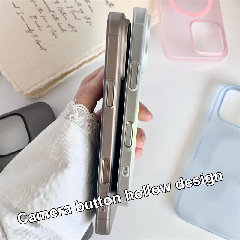 Матовый Прозрачный Беспроводная Зарядка Магнитный Для Magsafe Чехол Для iPhone 16 15 14 Plus 13 12 11 Pro Max Жесткий ПК Ударопрочный Чехол