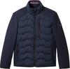 Демисезонная куртка Tom Tailor Hybrid Jacke mit Stehkragen (1042487) sky captain blue