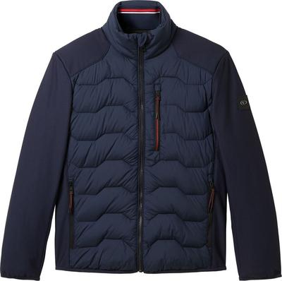 Демисезонная куртка Tom Tailor Hybrid Jacke mit Stehkragen (1042487) sky captain blue