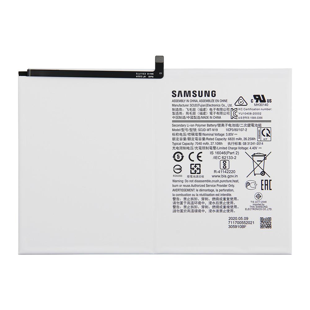 Оригинальная перезаряжаемая литиевая батарея SCUD-WT-N19 Для планшета Samsung Galaxy Tab A7 T500 T505C Батарея 7040 мАч