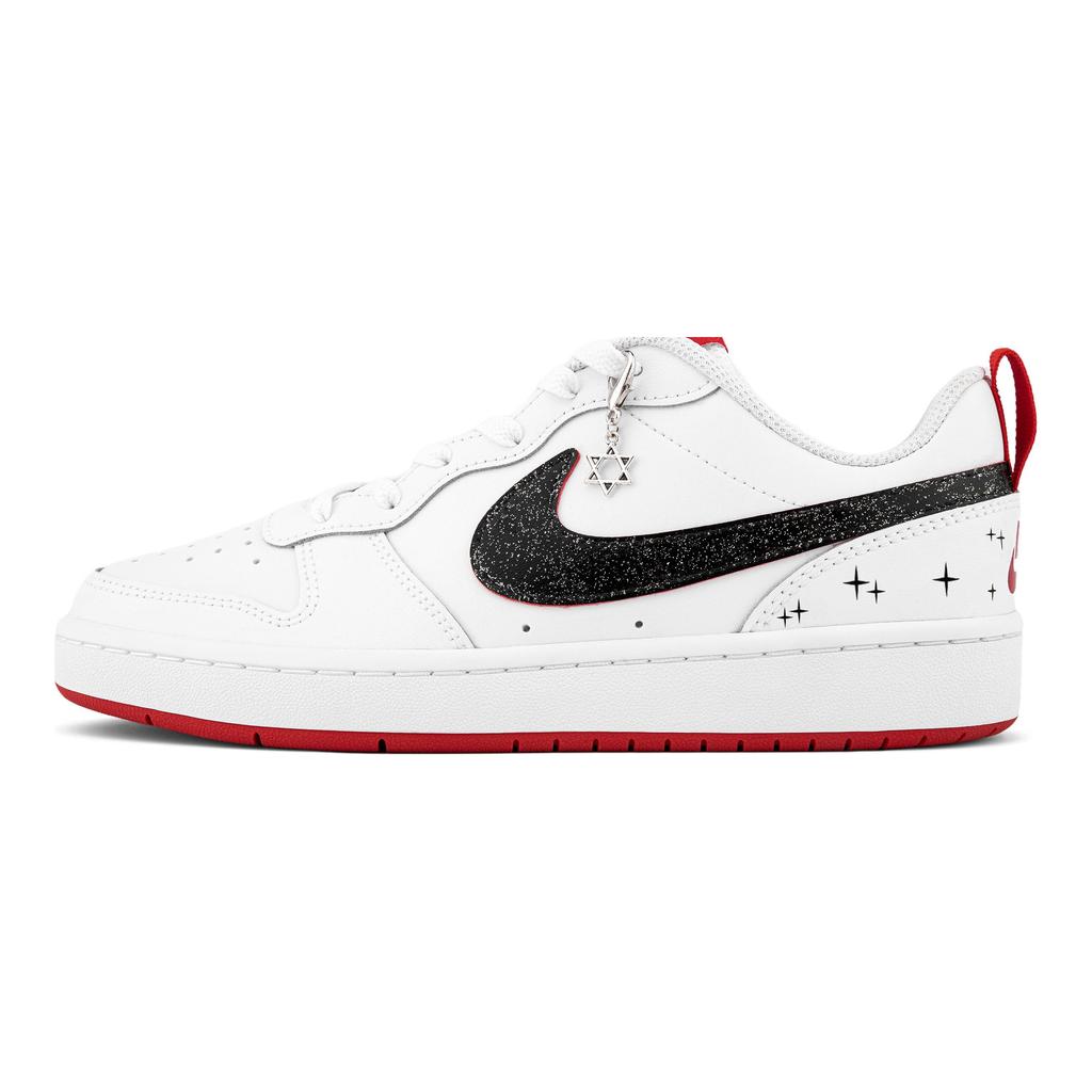 Nike Кроссовки Court Borough 2 Низкие Скейтбордические Женские Белые BQ5448-103(Команда943-)