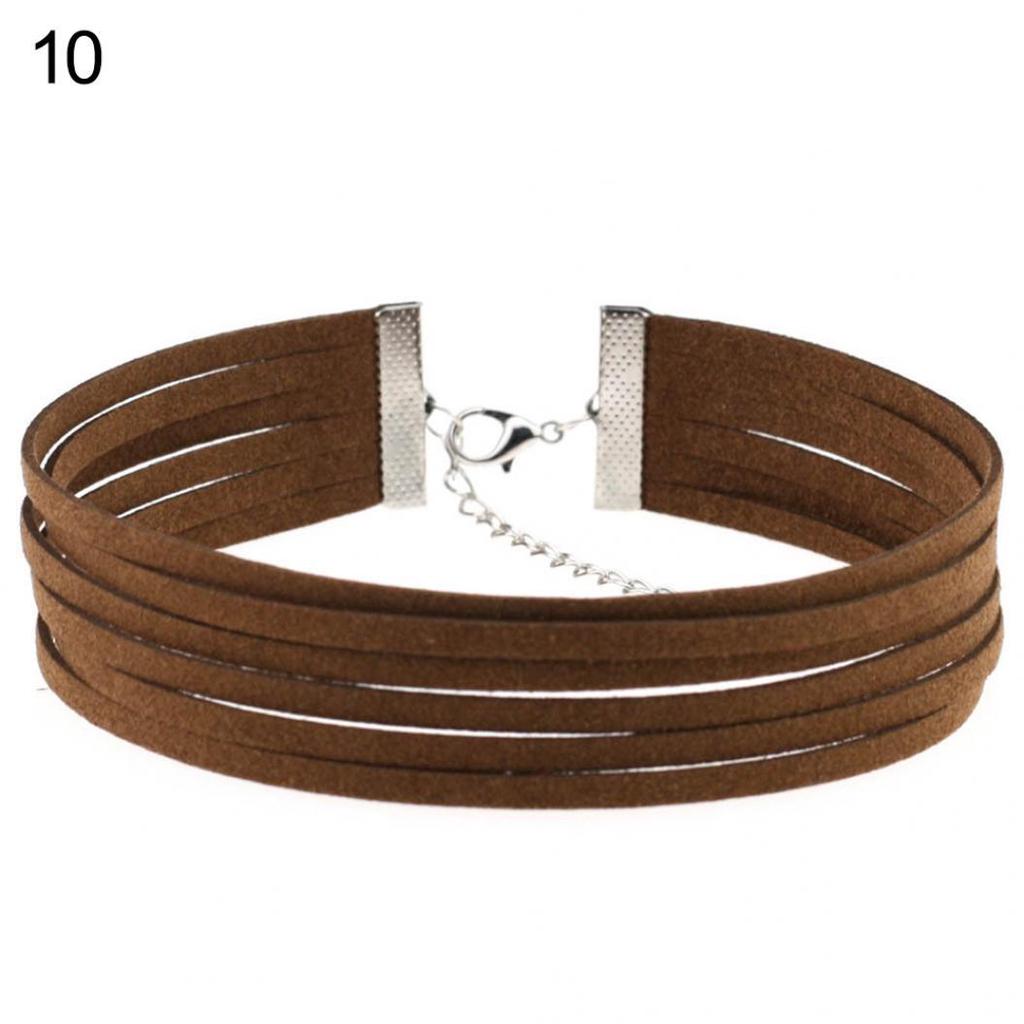 Готический многослойный чокер с застежкой-карабином, готическое женское ожерелье для вечеринок, клубов и пабов ADM