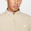 Nike Куртка мужская на молнии с логотипом, воротником-стойкой и длинными рукавами, цвет пустынный хаки FB7500251