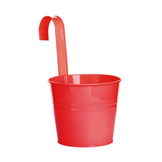 Изысканный железный подвесной цветочный горшок для украшения балкона