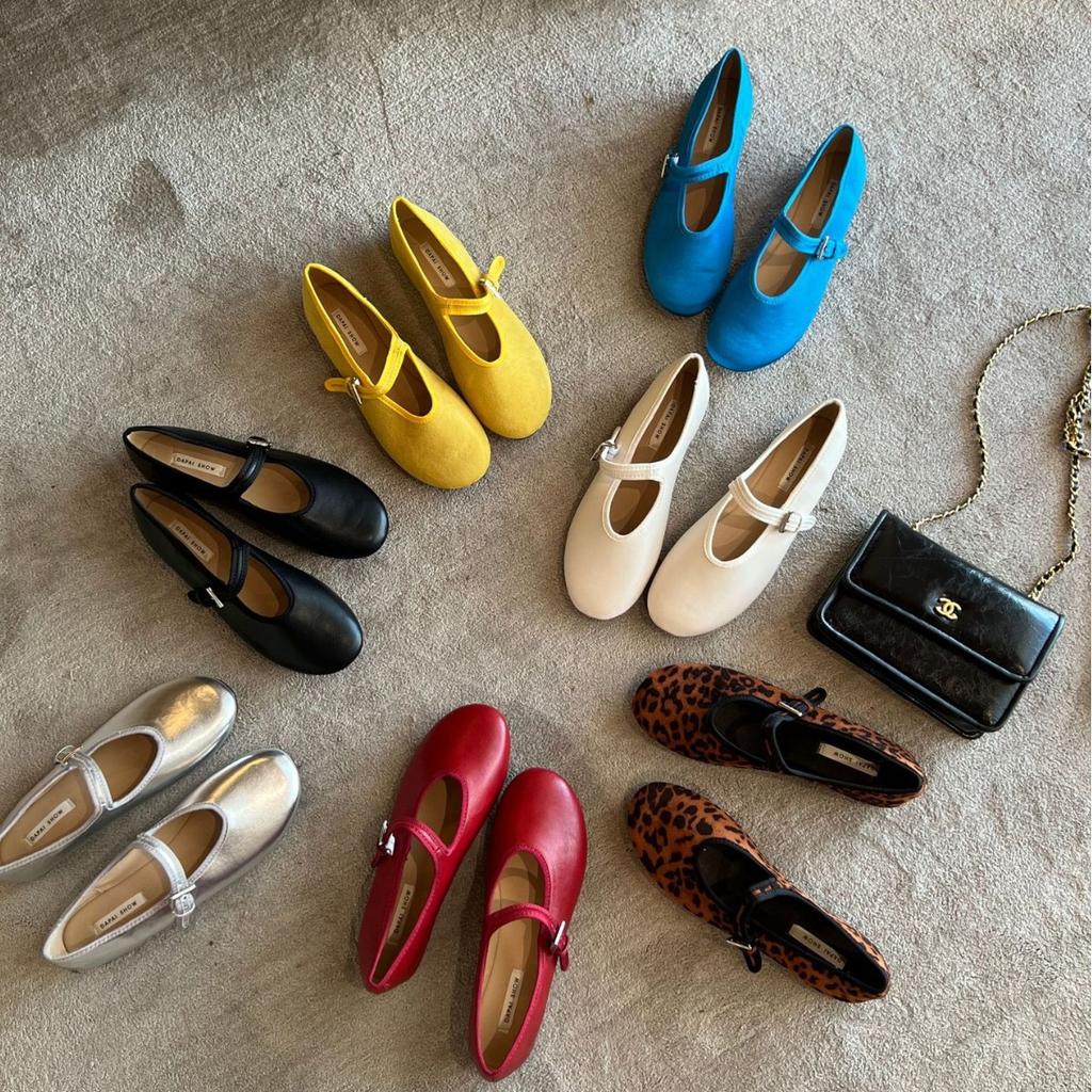 2025 New Autumn and Winter Leopard Print with Flat Bottom Women's Commuting Work Evening Doudou Pregnant Women's Single Shoes