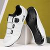 New Unlocked Cycling Shoes Spring and Summer Mesh Men's and Women's Road Bike Lock Shoes Mountain Bike Hard Bottom Lock Pedal Set