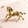 1Pcs Enamel Horse Racing Brooch For Women Unisex Alloy Animal Brooches Clothing Accessories Corsage Jewelry Gift