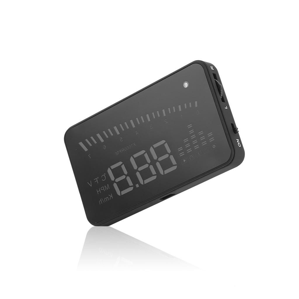 OBDII HUD Head Up Display Цветной светодиодный проектор Система предупреждения о скорости для легковых и грузовых автомобилей