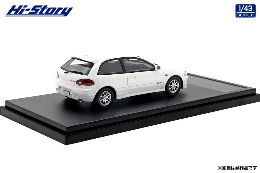 Hi Story 1/43 Mitsubishi Mirage Cyborg-R (1992) Scotia White (Finished Product)