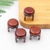 1:12 Miniature Food Play House Toy Simulation Mini European Small Bench Square Table Furniture Decoration