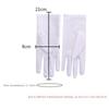 1Pair Women Thin Stretch Gloves Pure Color Driving Short Gloves Sun Protection Gloves  Summer