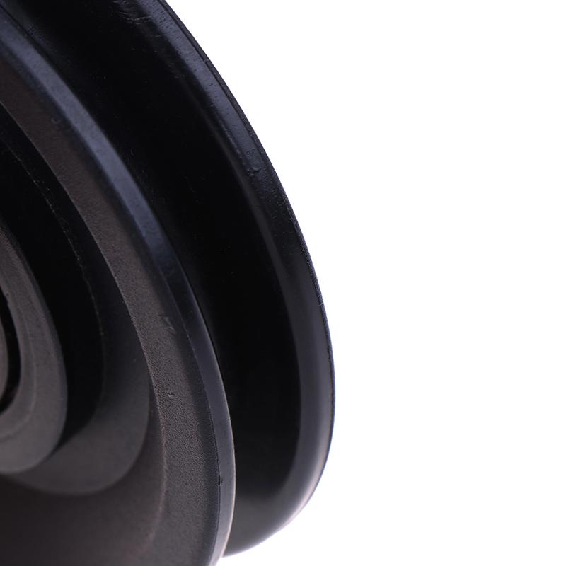 90Mm Diameter Nylon Bearing Pulley Wheel Cable Gym Fitness Equipment Part