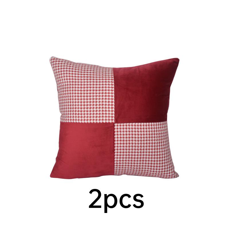 Твердые наволочки со сращиванием, набор из 2 мягких полосатых наволочек в стиле бохо, декоративные текстурированные подушки для дивана, подушки для гостиной