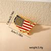 American Flag Brooch Multi-Functional Decorative Brooch Enamel Brooch Colorful Independence Day Badge For Gift Independence Day