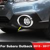 Хромированная накладка на противотуманную фару для Subaru Outback 2015 2016 2017, аксессуары