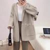 Hooded Sweater Jacket Women's Autumn and Winter New High-end Medium and Long Loose Lazy Wind Knitted Cardigan