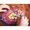 602220 - Puzzle en Bois Animaux : Lion A3 - 218 pcs - Formes uniques - Puzzle Adultes - Boite cadeau - Dès 12 ans.