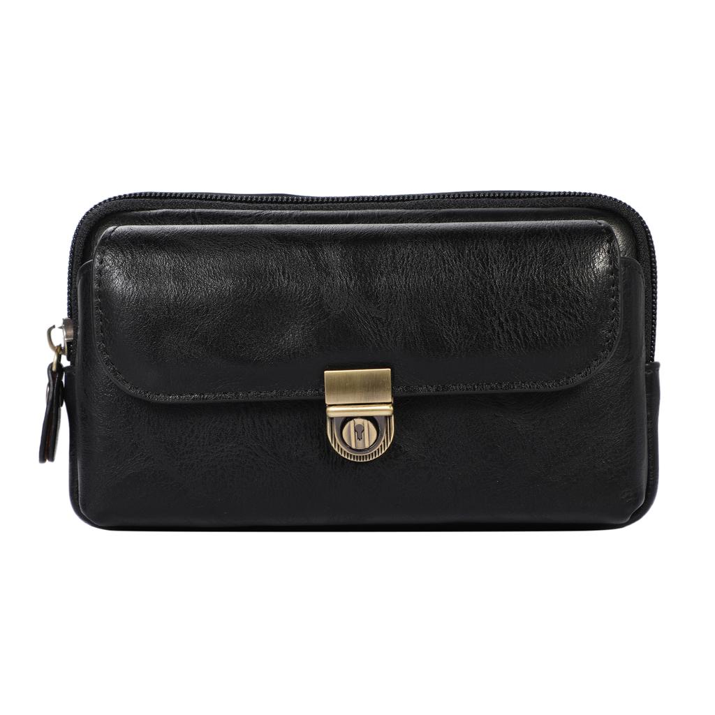 Универсальный кожаный мужской поясной кошелек сумка для телефона с зажимом для ремня чехол-кобура большой емкости чехол