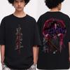 Japan Anime Demon Slayer T Shirt Rengoku Kyoujurou Kimetsu No Yaiba T-shirts Casual Cotton Oversized Short Sleeve Tees Unisex
