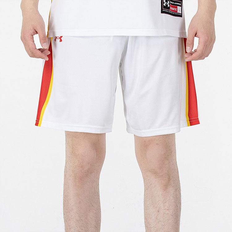 Under Armour Дышащие баскетбольные свободные шорты мужские шорты белые 21600212-100