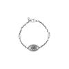 Gucci Double G Vintage Style Matte 925 Silver Bracelet Women bracelet 627749-J8400-0701