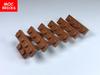 Нетоксичные кубики Moc Лестница 7x4x6 Деревянный домик Строительные блоки 2431 30134 Городская архитектура Собираемые части Детские игрушки