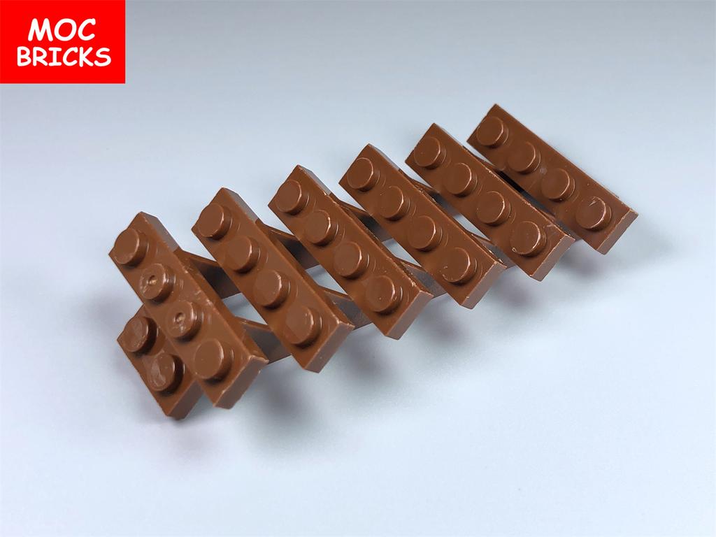Нетоксичные кубики Moc Лестница 7x4x6 Деревянный домик Строительные блоки 2431 30134 Городская архитектура Собираемые части Детские игрушки