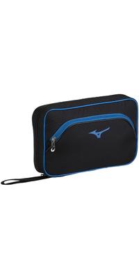 Mizuno Мягкий чехол для настольного тенниса на 2 ракетки, черный x синий, 83JD3010,