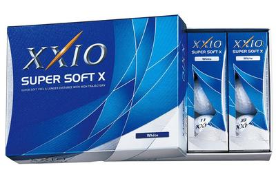 DUNLOP Мяч для гольфа XXIO SUPER SOFT X Мяч для гольфа 1 дюжина Белый (12 шт.)