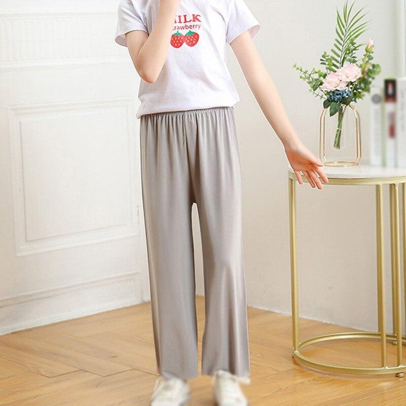 Детские широкие брюки, модные универсальные детские домашние брюки, активные брюки
