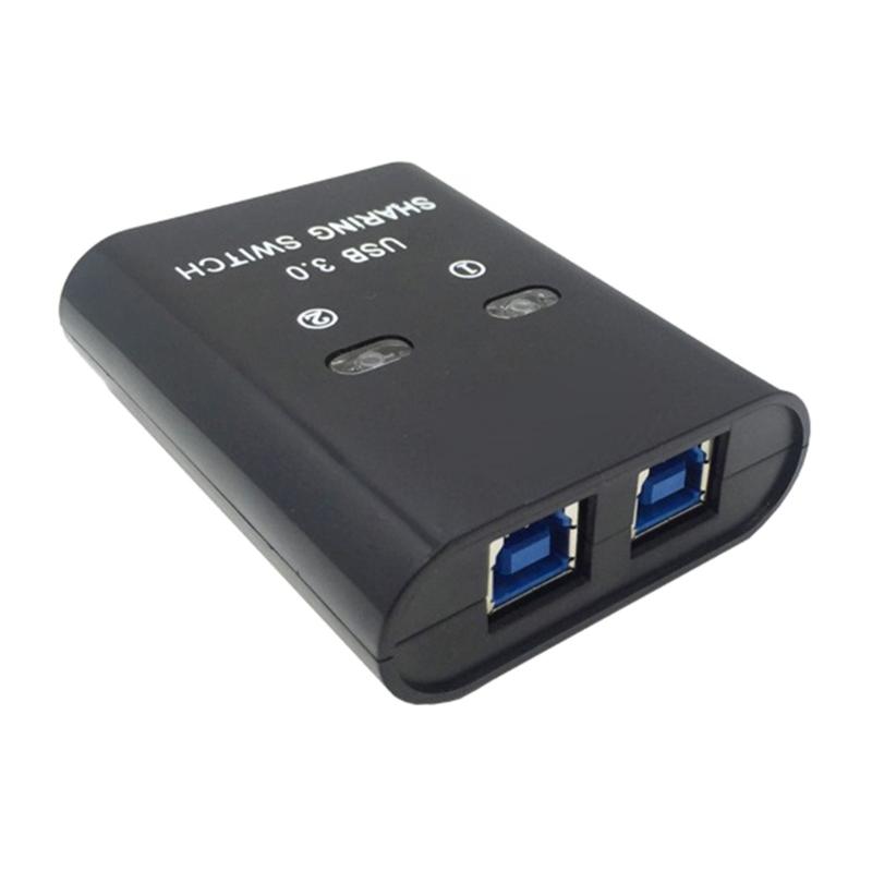USB устройство для совместного использования принтера, 2 в 1 выход устройство для ручного совместного использования принтера 2-портовый KVM переключатель разветвитель хабы конвертеры