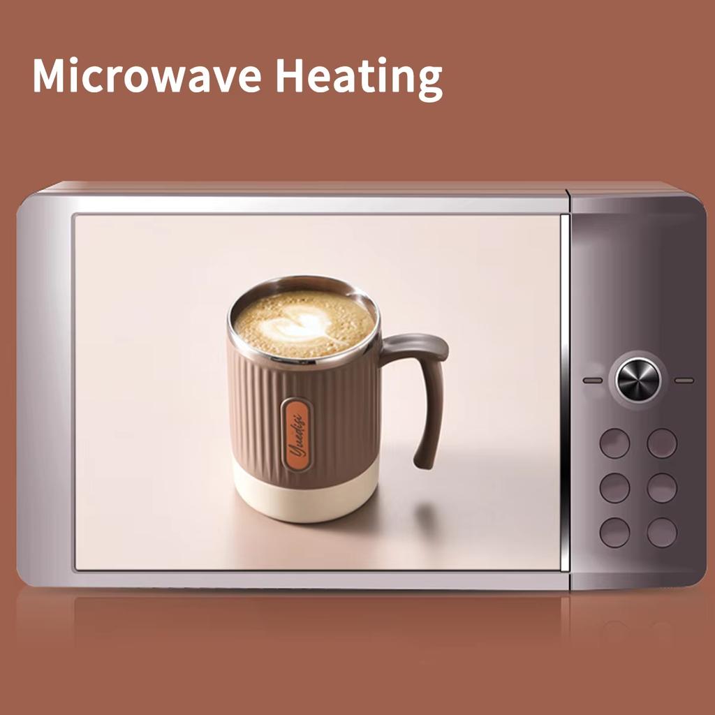2024 New 304 Stainless Steel Portable 400ML Mug Is Equipped with Folding Spoon and Straw for Easy Mixing In Home and Office Cup