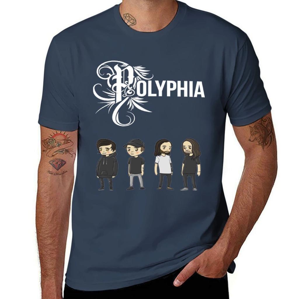 Polyphia Band Graphic Design Tshirt Work Wear Short Sleeve Tshirt