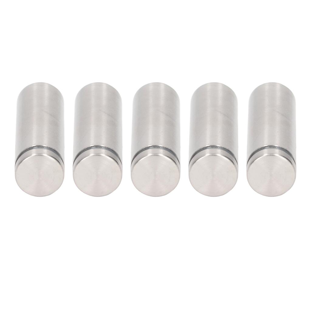 12 Set Advertising Screw Kit 19x60mm Stainless Steel Sign Standoff Screw Mounting Glass Hardware