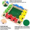 4 Sided 10 Number Pub Bar Party Supplies Flaps & Dices Game Shut The Box Wooden Dice Board Game